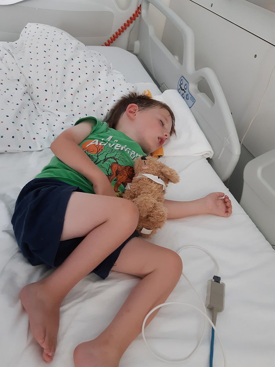 In der Kinderklinik Freiburg!